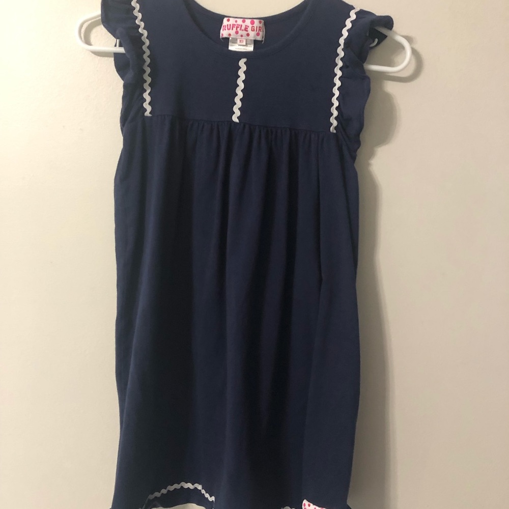 Ruffle girl dress size 10
